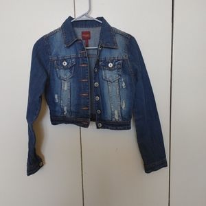 Highway Jeans women Denim Crop Jean Jacket Size S Small
